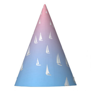Chapéu De Festa Barcos à vela no oceano