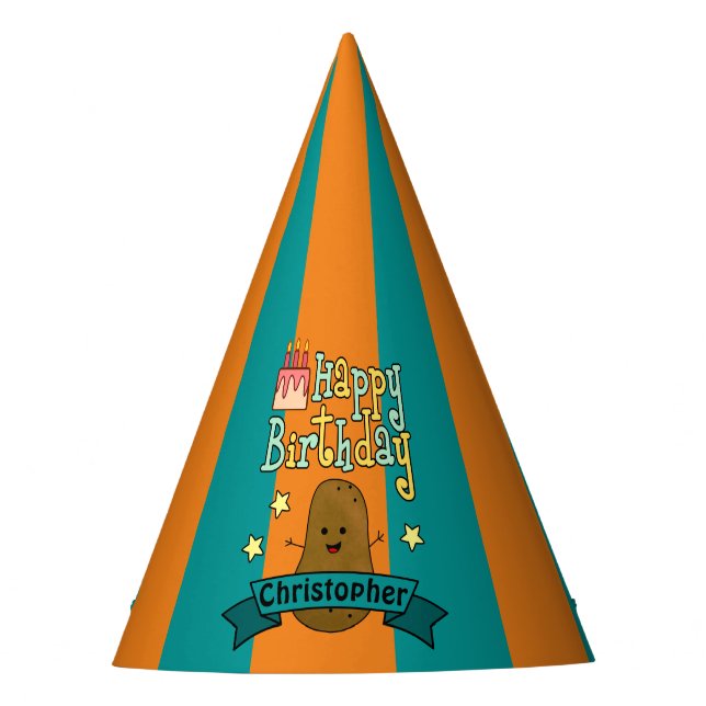 Chapéu De Festa Batata Feliz (Frente)