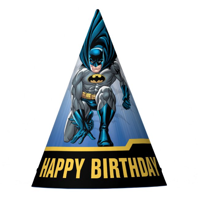 Chapéu De Festa Batman | Feliz Aniversário (Frente)