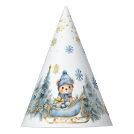 Chapéu De Festa Bear Natal Um Primeiro Aniversário Inverno