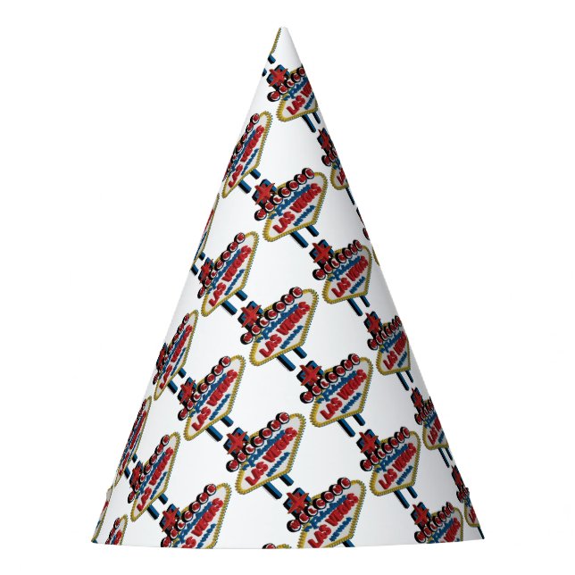 Chapéu De Festa Bem-vindo a Las Vegas Fabulosa (Frente)