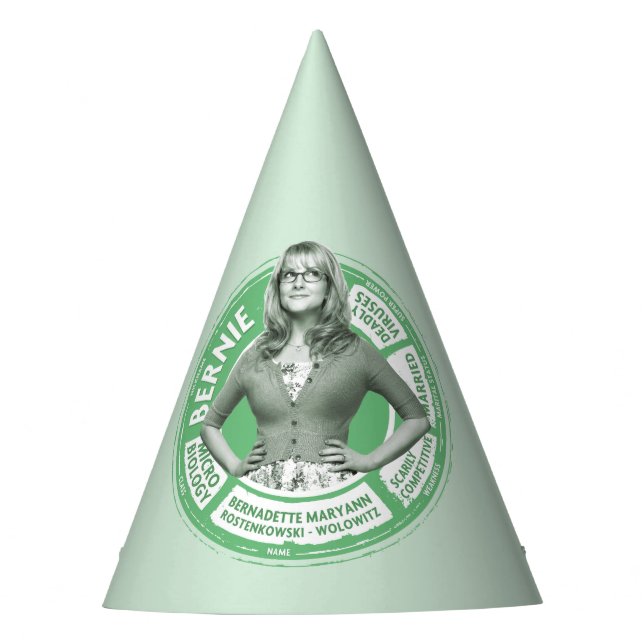 Chapéu De Festa Bernadette Info Graphic (Frente)