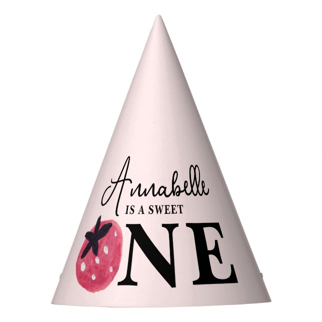 Chapéu De Festa Berry First Birthday (Frente)