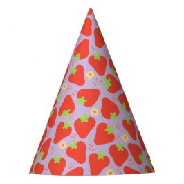 Chapéu De Festa Berry Special Tosse Strawberry Birthday - ameixa