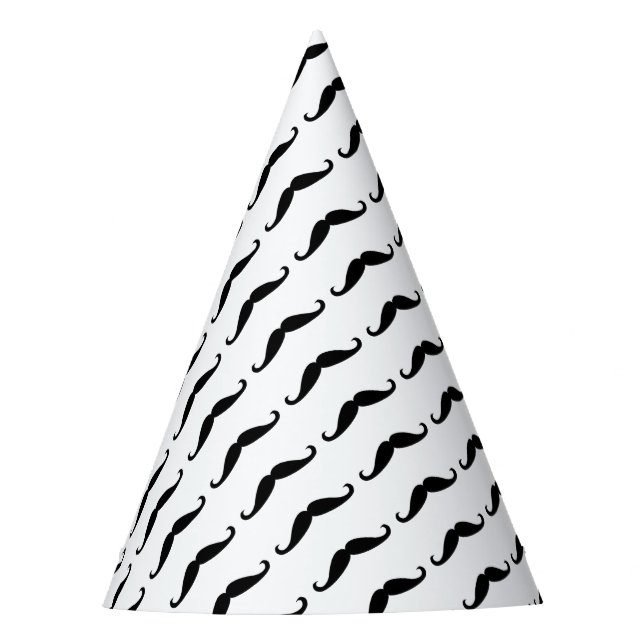 Chapéu De Festa bigode preto (Frente)