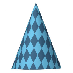 Chapéu De Festa Blue Bavaria Rhombus Flag Pattern
