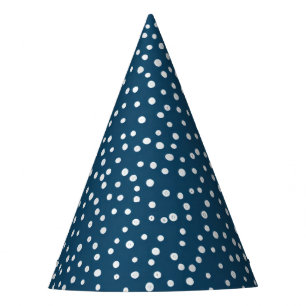 Chapéu De Festa Blue Jumbly Dots Party Hat