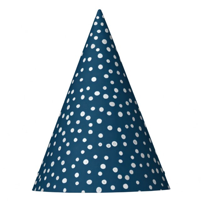 Chapéu De Festa Blue Jumbly Dots Party Hat (Frente)