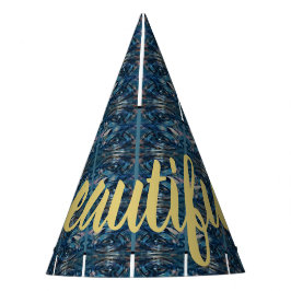 Chapéu De Festa Blue Stripe Beautiful Hatsby Poeta Adiela Akoo -