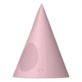 Chapéu De Festa Blush Pink com Bolinhas