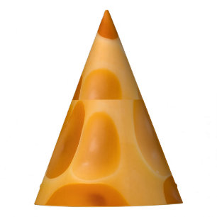 Chapéu De Festa Boca de queijo isolada, design adorável