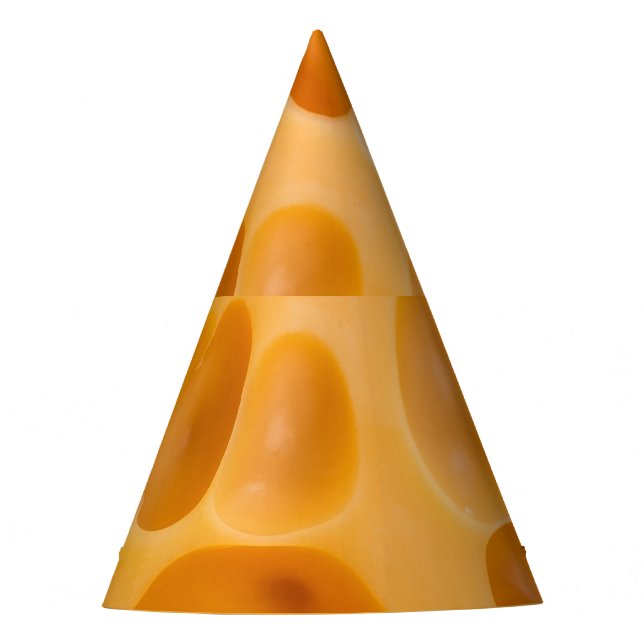 Chapéu De Festa Boca de queijo isolada, design adorável (Frente)