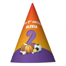 Bolas de esportes para segundos aniversários de ga