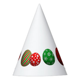 Chapéu De Festa Bolas de Natal