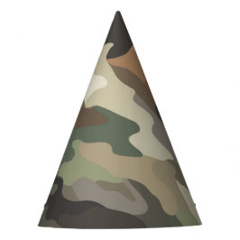 Chapéu De Festa Bold Camouflage Design Festive Party Hat