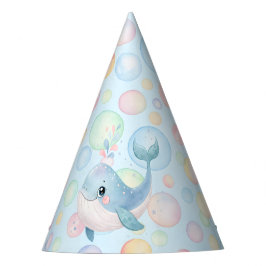 Chapéu De Festa Bolhas e Nadadeiras Bolhas de Aniversário para Cri