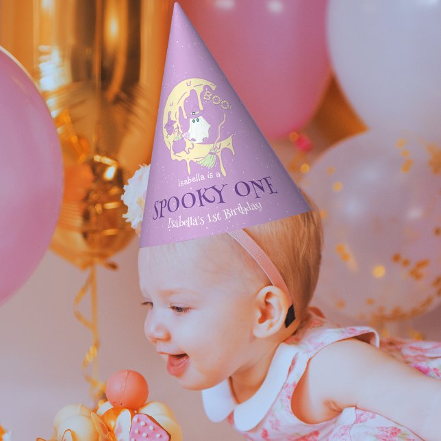 Chapéu De Festa Boo Little Ghost Spooky Um primeiro aniversario de (Criador carregado)