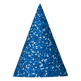 Chapéu De Festa Brilho azul Sparkly