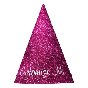 Chapéu De Festa Brilho Rosa
