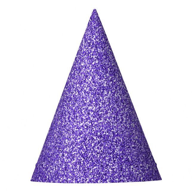 Chapéu De Festa Brilho Roxo     (Frente)