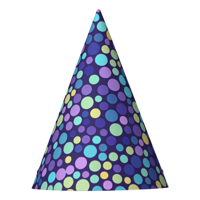 Chapéu De Festa Bubble Sea Dots Party Hat (Frente)