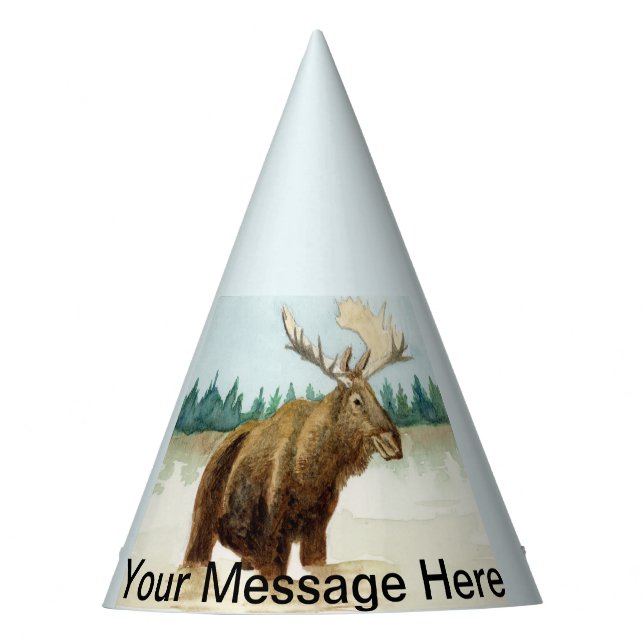 Chapéu De Festa Bull Moose (Frente)