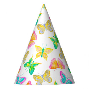 Chapéu De Festa Butterflies do Party Hat