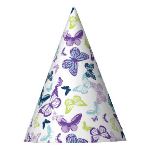 Chapéu De Festa Butterflies do Party Hat