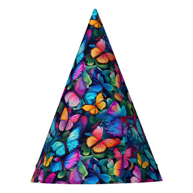 Chapéu De Festa Butterflies Party Hat (Frente)