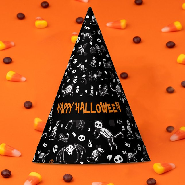 Chapéu De Festa Cachorros Cães Gatos Aranhas Cachorros Esqueletos (Criador carregado)