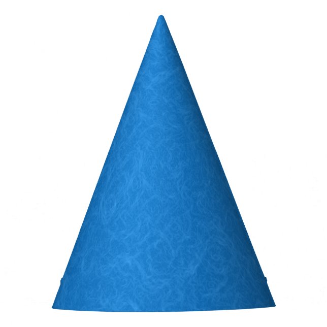 Chapéu De Festa calm and serene blue background swirling pattern (Frente)