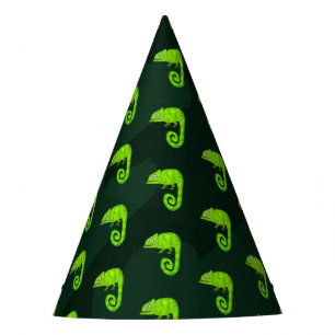 Chapéu De Festa Camaleão bonito verde
