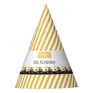 Chapéu De Festa Caminhão de Construção de Aniversário | Decoração