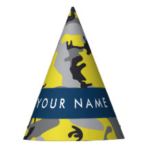 Camuflagem Amarela e Cinza Seu nome Personaliza