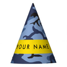 Camuflagem Azul Marinho Personalize seu nome