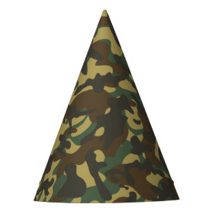 Chapéu De Festa Camuflagem florestal