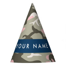 Camuflagem Rosa e Verde Personalize seu nome