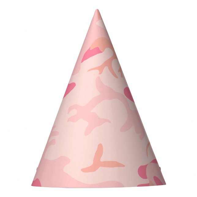 Chapéu De Festa Camuflagem Rosa, Militar, Exército (Frente)
