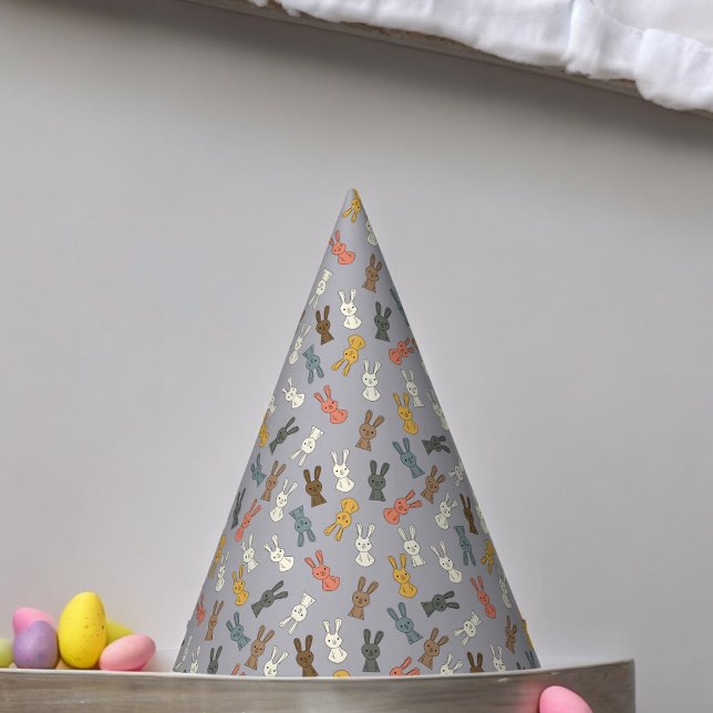 Chapéu De Festa Cartoon Coelho da Páscoa de Coelho (rabbit cartoon bunny Paper party hat, Kids,adults,party birthday hat,Baby Shower,wedding,celebration)