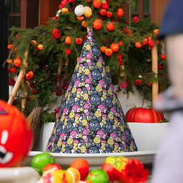 Chapéu De Festa Cartoon de Monstro de Dodle Escuro