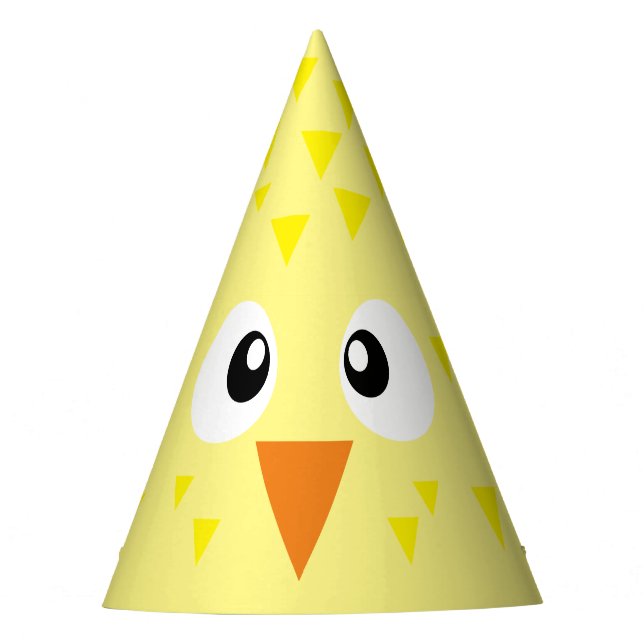 Chapéu De Festa Cartoon Yellow Bird Party Hat (Frente)