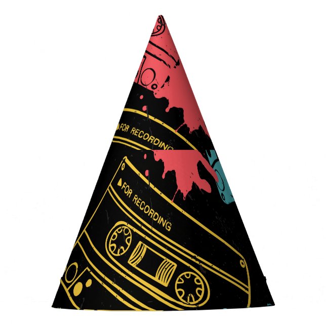 Chapéu De Festa Cassetes Legal Grunge, Estilo 90s (Frente)