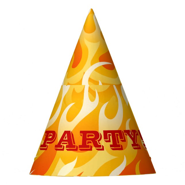 Chapéu De Festa Chamas a quente (Frente)