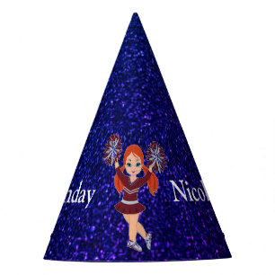 Chapéu De Festa Cheerleader "Parabéns" Personalizado