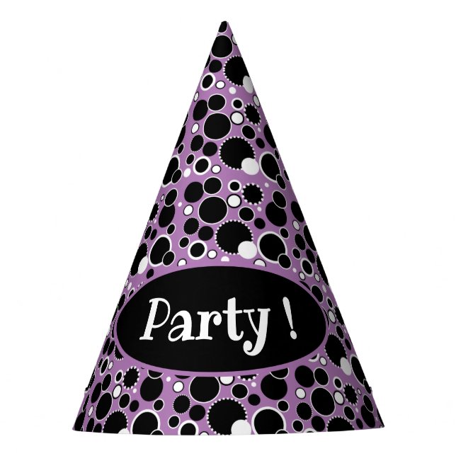 Chapéu De Festa Círculos & Pontos (Frente)