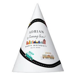 Chapéu De Festa City Transportation Vehicles Truck Second Birthday