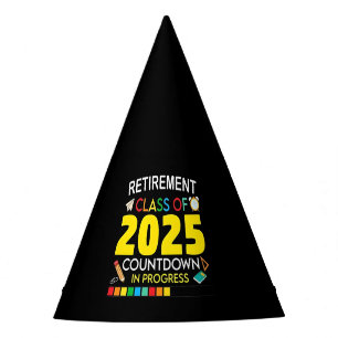 Chapéu De Festa Classe de Baixa de 2025 Contagem em Andamento
