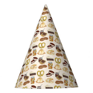 Chapéu De Festa Classic Pensilvânia PA Dutch Amish Comida Dishes