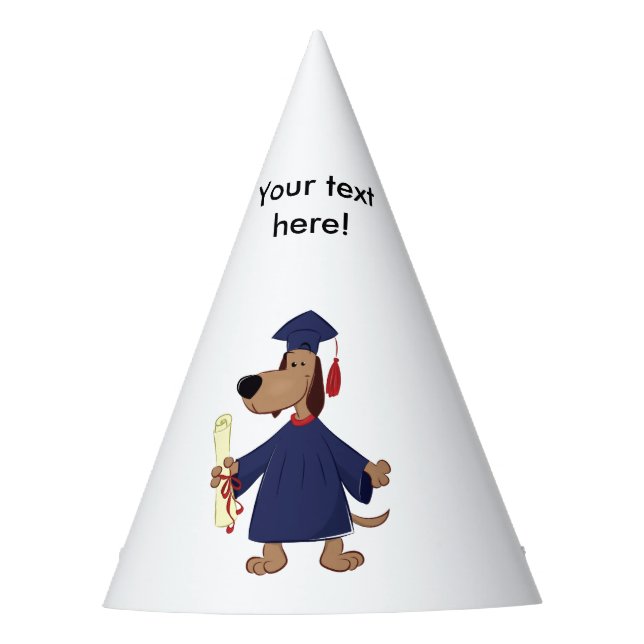 Chapéu De Festa Clipe de cães para graduação (Frente)