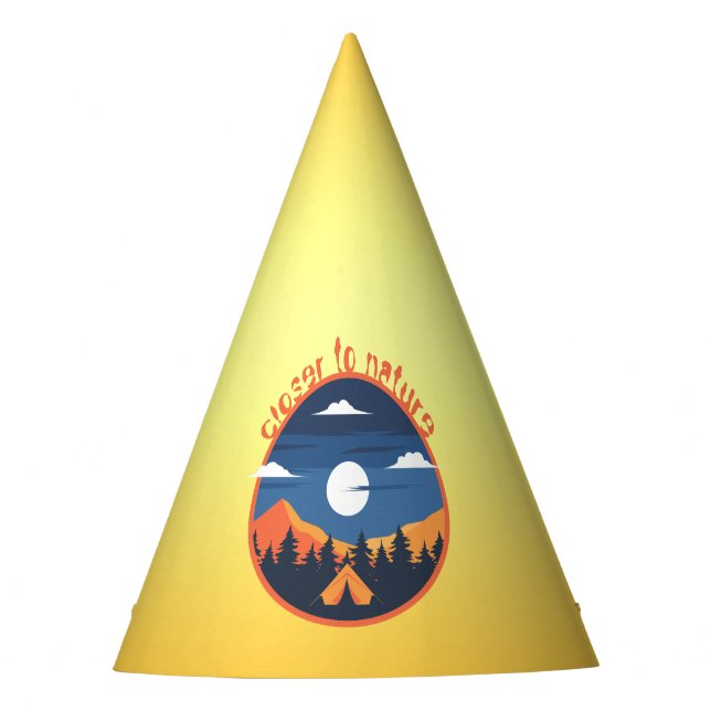 Chapéu De Festa Closer to nature (Frente)